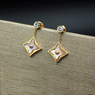 Louis Vuitton Star Blossom Pearl Drop Stud Earrings