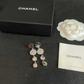 Chanel Delicate Pearl Charm Drop Earrings