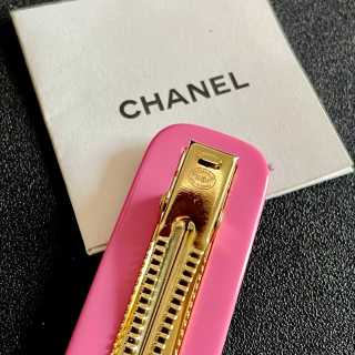 Chanel Vintage Letter Barrette Hair Clip