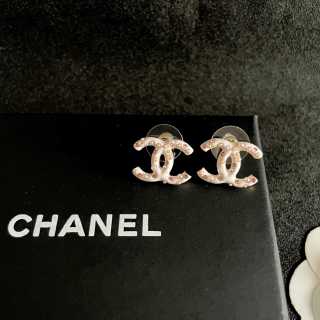 Chanel Elegant Signature Stud Earrings