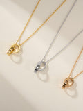 Cartier Verrou Halo Delicate Pendant Necklace