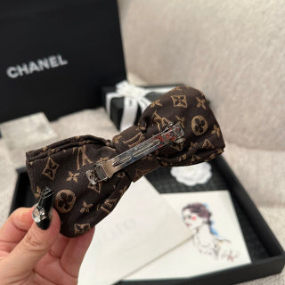 Louis Vuitton Monogram Bow Hair Accessory Set