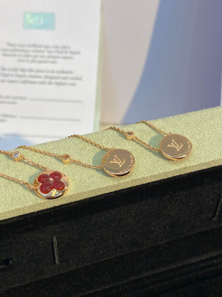 Louis Vuitton Blossom Petal Color Charm Necklace