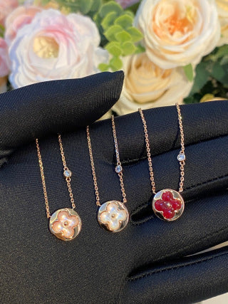 Louis Vuitton Blossom Petal Color Charm Necklace