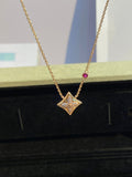 Louis Vuitton Diamond Star Bloom Pendant Necklace