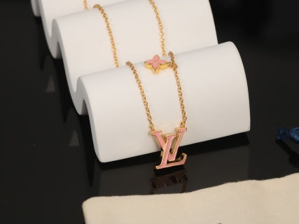Louis Vuitton Blossom Initial Layered Necklace
