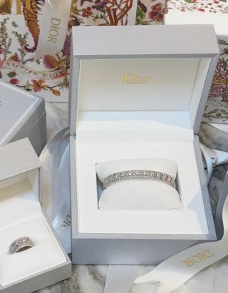 Dior Éclat Pavé Crystal Bangle