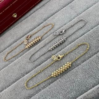 Cartier Elodie Diamond Motif Chain Bracelet