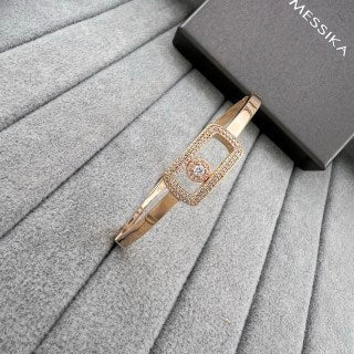 Messika Move Pavé Frame Diamond Cuff Bracelet
