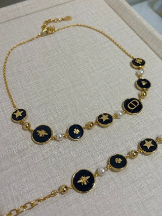 Dior Oblique Celestial Medallion Necklace