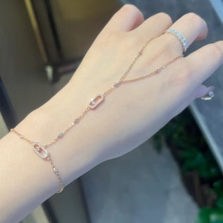 Messika Move Link Diamond Bar Bracelet