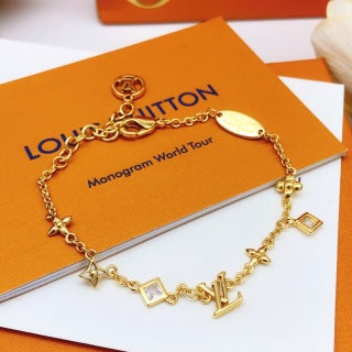 Louis Vuitton Diamond Charm Link Bracelet