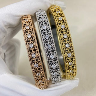 Dior Éclat Trellis Crystal Bangle