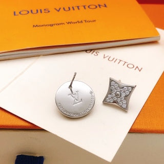 Louis Vuitton Crystal Blossom Duo Stud Earrings