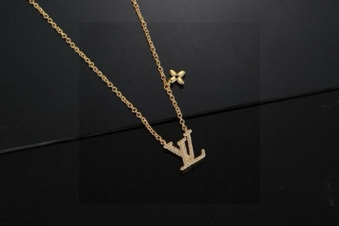 Louis Vuitton Petite Letter Charm Pendant Necklace