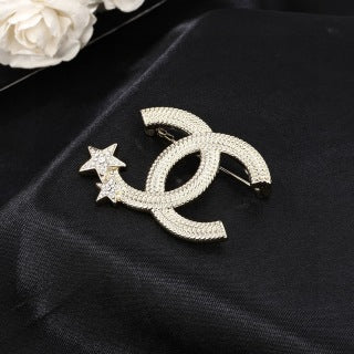CHANEL Celestial CC Star Accent Brooch