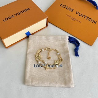 Louis Vuitton Pearl Blossom Charm Bracelet
