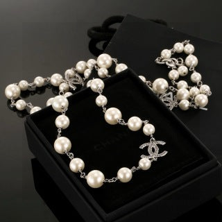 CHANEL Pearl Garden CC Statement Necklace