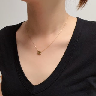 CHANEL Mini Emblem Charm Necklace
