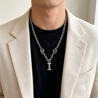Gucci GG Key Charm Chain Necklace