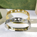 Gucci GG Openwork Crystal Cuff Bracelet