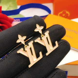 Louis Vuitton Blossom Initial Stud Earrings