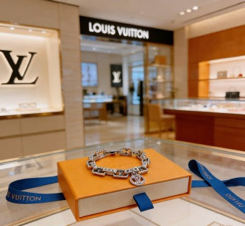 Louis Vuitton Monogram Link Charm Bracelet