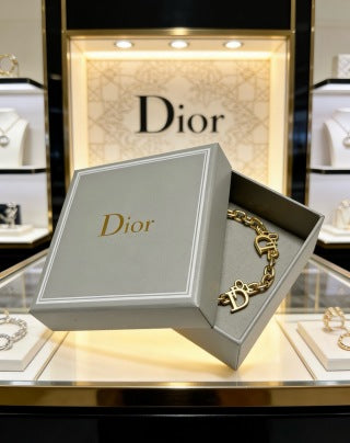 Dior Gold CD Chain Link Bracelet