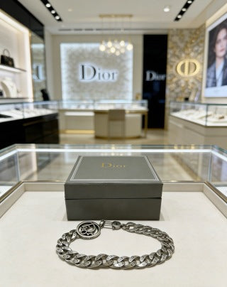 Dior Oblique Woven Chain Link Bracelet