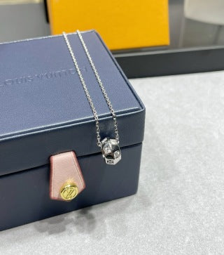 Louis Vuitton Treasure Lock Pendant Necklace
