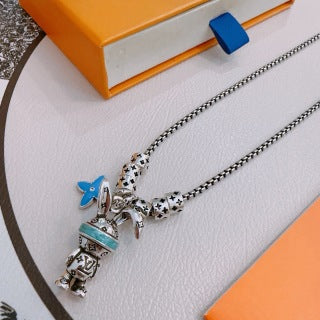 Louis Vuitton Travel Blossom Charm Necklace
