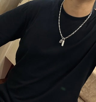 Louis Vuitton Monogram Charm Link Necklace