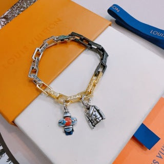Louis Vuitton Travel Charm Link Bracelet