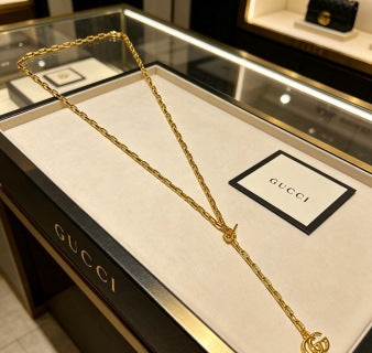 Gucci Interlocking G Delicate Chain Pendant Necklace