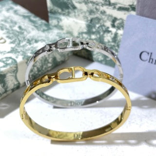 Dior Liora CD Toggle Open Cuff Bracelet
