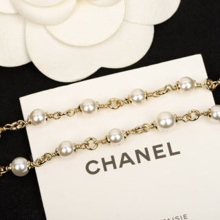 Chanel Pearl Chain CC Necklace – Elegant Luxury Fashion Jewelry
