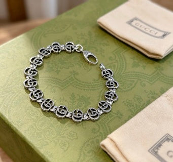 Gucci Interlocking G Link Charm Bracelet