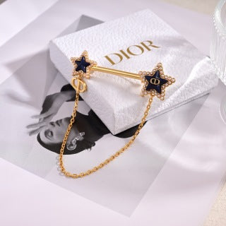 Dior Liora Star Ribbon Chain Brooch