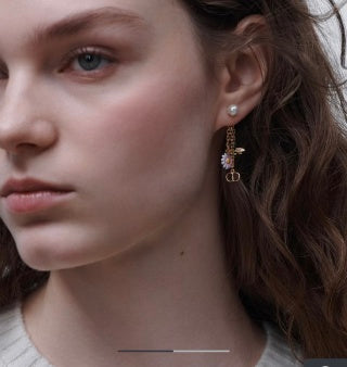 Dior Jardin Pearl Bloom Drop Earrings