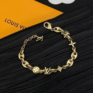 Louis Vuitton Monogram Link Chain Bracelet