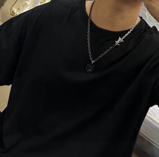 Louis Vuitton Monogram Medallion Pendant Chain Necklace
