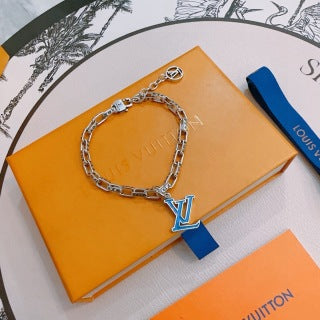 Louis Vuitton Monogram Tag Link Bracelet