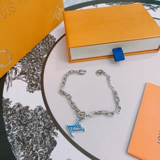 Louis Vuitton Monogram Tag Link Bracelet