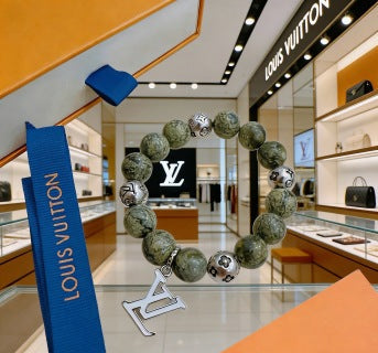 Louis Vuitton Monogram Bead Charm Bracelet