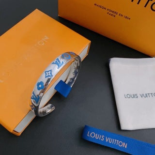 Louis Vuitton Azure Monogram Cuff Bracelet