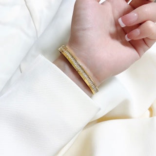 Louis Vuitton Radiant Gold Crystal Bangle