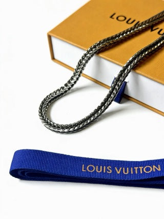 Louis Vuitton Shadow Weave Chain Necklace