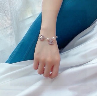 CHANEL Star and Pearl Camellia Bracelet