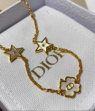 Dior Étoile Floral Charm Necklace
