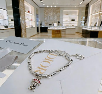 Dior Oblique Engraved Link Bracelet